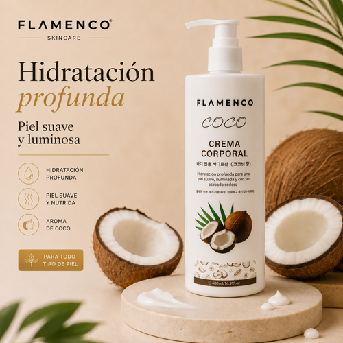Crema Corporal Coco Flamenco 480 ml
