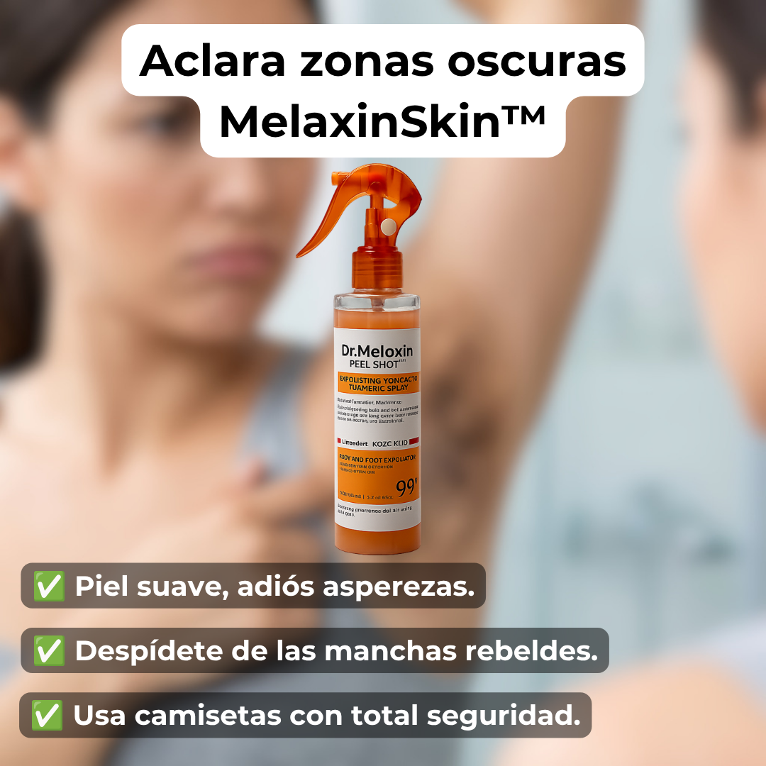 MelaxinSkin™ aclara zonas oscuras rápidamente
